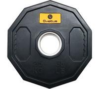 Sveltus plaque de poids Olympic 2,5 kg acier/caoutchouc noir Noir G