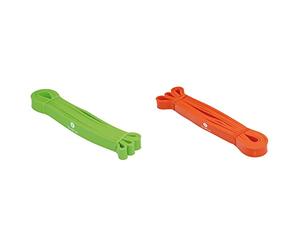 Sveltus Power Band 2,1cm Vert Pomme & Power Band Medium, Mixte Adulte, Orange, Taille Unique