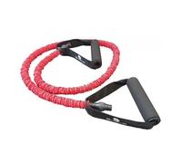 Sveltus ruban de résistance nylon rouge 130 cm, housse en nylon