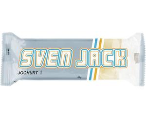 SvenJack Barre d'Avoine Yaourt 20x65g - Barres Énergétiques aux Flocons d'Avoine avec Glaçage Yaourt - Riches en Fibres et Protéines - Snack Fitness, Petit-Déjeuner ou En-cas Sportif - Pack de 20
