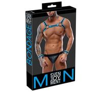 Svenjoyment Bondage 21804641741 Ensemble de jockstrap Noir/Bleu 2XL