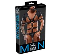 Body harnais & menottes noir
