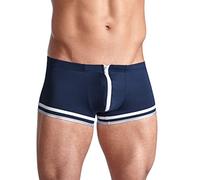 Svenjoyment Boxer Marin avec Fermeture Éclair Dessous Homme Bleu Taille S