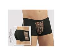Svenjoyment Boxer Noir Ajoure de Résille Medium