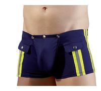 Svenjoyment Boxer pour Homme Bleu à Bandes Réfléchissantes XL