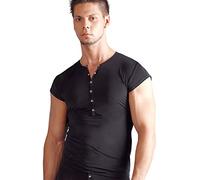 Svenjoyment Chemise à Manches Courtes pour Homme, Noir, Taille L Noir Large