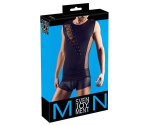 Svenjoyment - haut homme lacé - noir - L