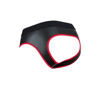 Svenjoyment Homme 21202163701 Jockstrap pour Homme Noir Rouge Taille S, Noir/Rouge, S EU