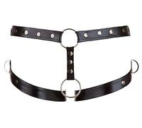 COCKRING METAL Jockstrap Effet Harnais Noir Svenjoyment