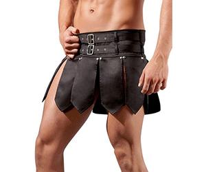 Svenjoyment Jupe Gladiator pour Homme Noir Taille S
