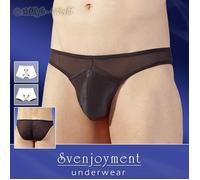 Svenjoyment Slip à bretelles Powernetz Noir - Push & Pimp