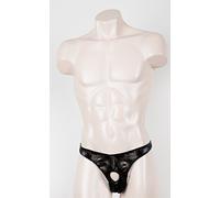 Svenjoyment String avec Trou Avant Fexible pour Homme, Noir, Taille M