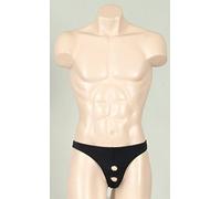Svenjoyment String Ouvert Dessous Homme Noir Taille XL
