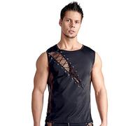Svenjoyment T-Shirt avec Laçage pour Homme Noir Taille S