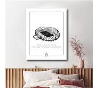 Sverigemotiv.se English Premier League Arena Poster (Paris - Parc des Princes, 40 x 50 cm)
