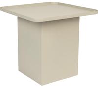 Sverre Table d'appoint carrée 44x44cm Beige