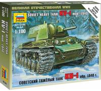 Svezda 1:100 WWII Wargame AOn Soviet heavy Tank Panzer KV-1