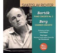 Sviatislav Richter plays Bartok (Piano concerto no.2) and Berg (Chamber concerto).