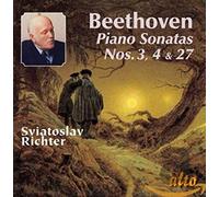 SVIATOSLAV RICHTER - Beethoven Piano Sonatas 3. 4 . 27 - CD - F600z
