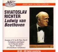 Sviatoslav Richter - Beethoven: Sonata no. 11 - Prometheus variations (UK Import)