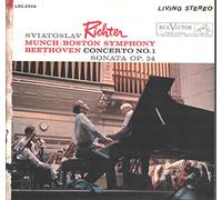 Sviatoslav Richter , Charles Munch , Boston Symphony Orchestra , Ludwig van Beethoven - Klavierkonzert Nr. 1 / C-dur, Op. 15 * Sonate Nr. 22 / F-dur, Op. 54 [Vinyl LP]