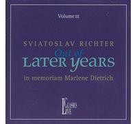 Sviatoslav Richter: Out of Later Years /Vol.3