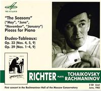Sviatoslav Richter plays Tchaikovsky, Rachmaninov : The seasons, pieces for piano / Etudes tableaux