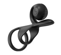 SVibe - Snail JOVI Anneau pour Couples - Noir