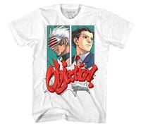 SVIG Ace Attorney Objection White Adult T-Shirt WhiteMedium