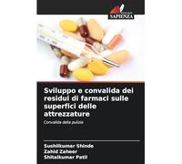Sviluppo e convalida dei residui di farmaci sulle superfici delle attrezzature
