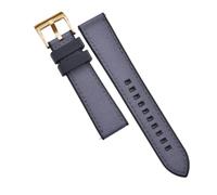 Svincoter Bracelets de montre hybrides en caoutchouc FKM, toile et nylon à dégagement rapide, 20 et 22 mm, adaptés à toutes les marques de montres de plongée(Black-Gray 3,20mm)