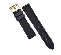 Svincoter Bracelets de montre hybrides en caoutchouc FKM, toile et nylon à dégagement rapide, 20 et 22 mm, adaptés à toutes les marques de montres de plongée(Black-Black 3,22mm)