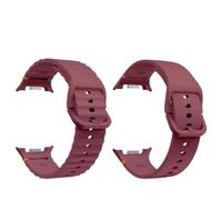 Svincoter Lot de 2 bracelets de montre souples en silicone sans espace for Samsung Galaxy Watch 8 40, 44 et 8 Classic(Combo-L,Watch 8 40mm)