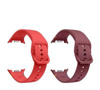 Svincoter Lot de 2 bracelets de montre souples en silicone sans espace for Samsung Galaxy Watch 8 40, 44 et 8 Classic(Plane-I,Watch 8 classic)
