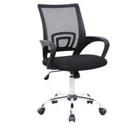 SVITA Cydney Chaise, Polyester, Noir, Standard