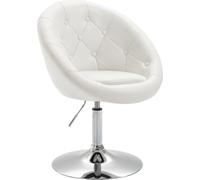 SVITA Fauteuil club Fauteuil cocktail HAVANNA en blanc Fauteuil lounge