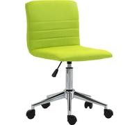 SVITA LINUS Chaise de bureau Enfant Chaise pivotante Tissu vert