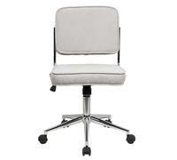 SVITA LIV Chaise de bureau Chaise de bureau réglable en hauteur avec roulettes Gris