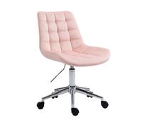 SVITA MICKY Chaise de bureau pour enfants Chaise de bureau réglable en hauteur Rose