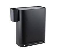 SVITA MLT2X30 - Poubelle à pédale - 2 x 30 l - 60 litres - Avec 2 compartiments avec compartiment supplémentaire - Autonome avec couvercle - Seau intérieur pour cuisine - Noir