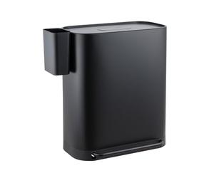 SVITA MLT2X30 - Poubelle à pédale - 2 x 30 l - 60 litres - Avec 2 compartiments avec compartiment supplémentaire - Autonome avec couvercle - Seau intérieur pour cuisine - Noir