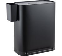 SVITA MLT2X30 Poubelle à pédale 60l 2 compartiments avec couvercle Noir
