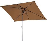 SVITA Parasol 3x2m Parasol de balcon rectangulaire avec protection solaire Mat Taupe
