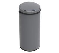 SVITA Poubelle à Capteur 50 L en Acier - Poubelle Électrique Automatique de Cuisine - Gris