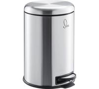 SVITA Poubelle à pédale Poubelle en inox 20L argent