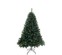 SVITA Sapin de Noël artificiel pliable 180 cm avec 661 branches et support en métal Montage rapide Système de pliage Aiguilles Luvi