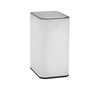 SVITA SE13L Poubelle automatique rectangulaire avec détecteur de mouvement en acier 40 l Blanc