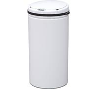 SVITA Sensor Poubelle 42L en acier Poubelle avec capteur Poubelle électrique cuisine Poubelle automatique Blanc
