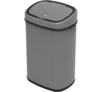 SVITA Sensor Poubelle 68L en acier Poubelle avec capteur Poubelle de cuisine grise