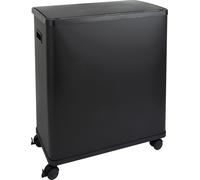 SVITA SR2X30 Poubelle à capteur Poubelle double 60l avec seau intérieur Roues Noir